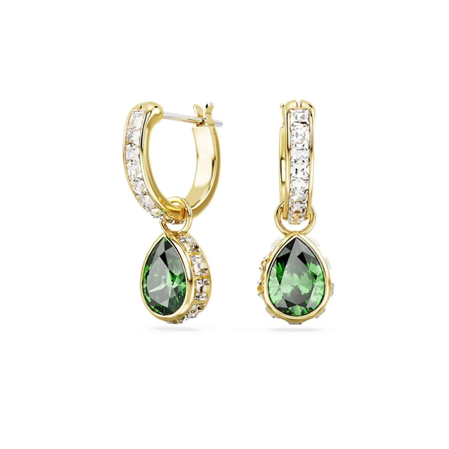 Princess Rainbow Water Drop Crystal Necklace Earrings Ring Bracelet  Charming for Women Fine Jewelry Set Trendy Party Accessorie