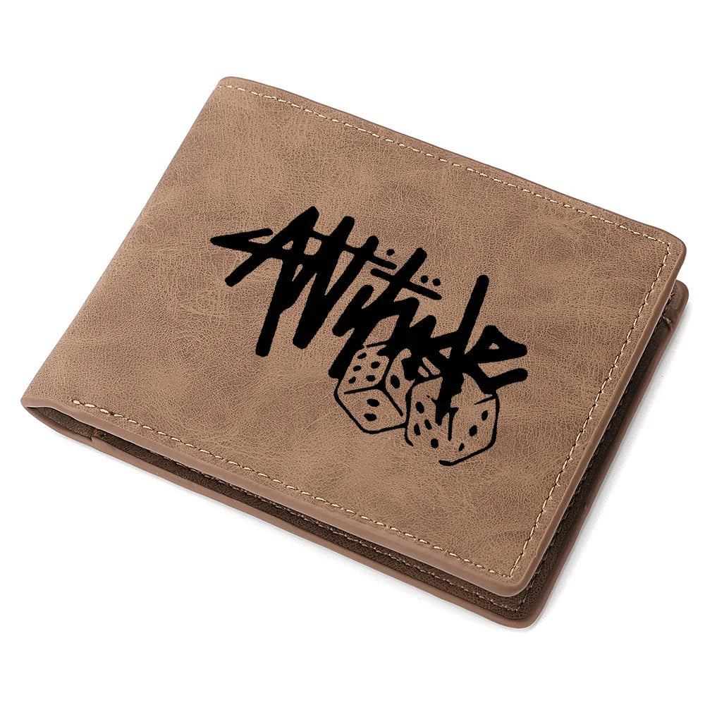 Men's Mini Short Wallet Multi-Card Slot Card Holder Fashion Casual Double Fold Wallet for Credit Cards And ID
