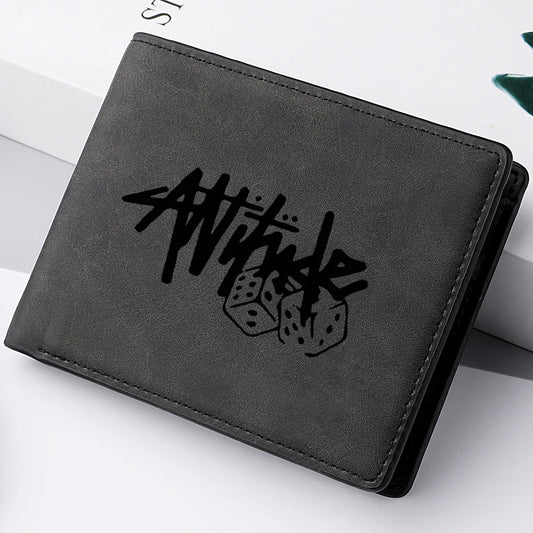 Men's Mini Short Wallet Multi-Card Slot Card Holder Fashion Casual Double Fold Wallet for Credit Cards And ID