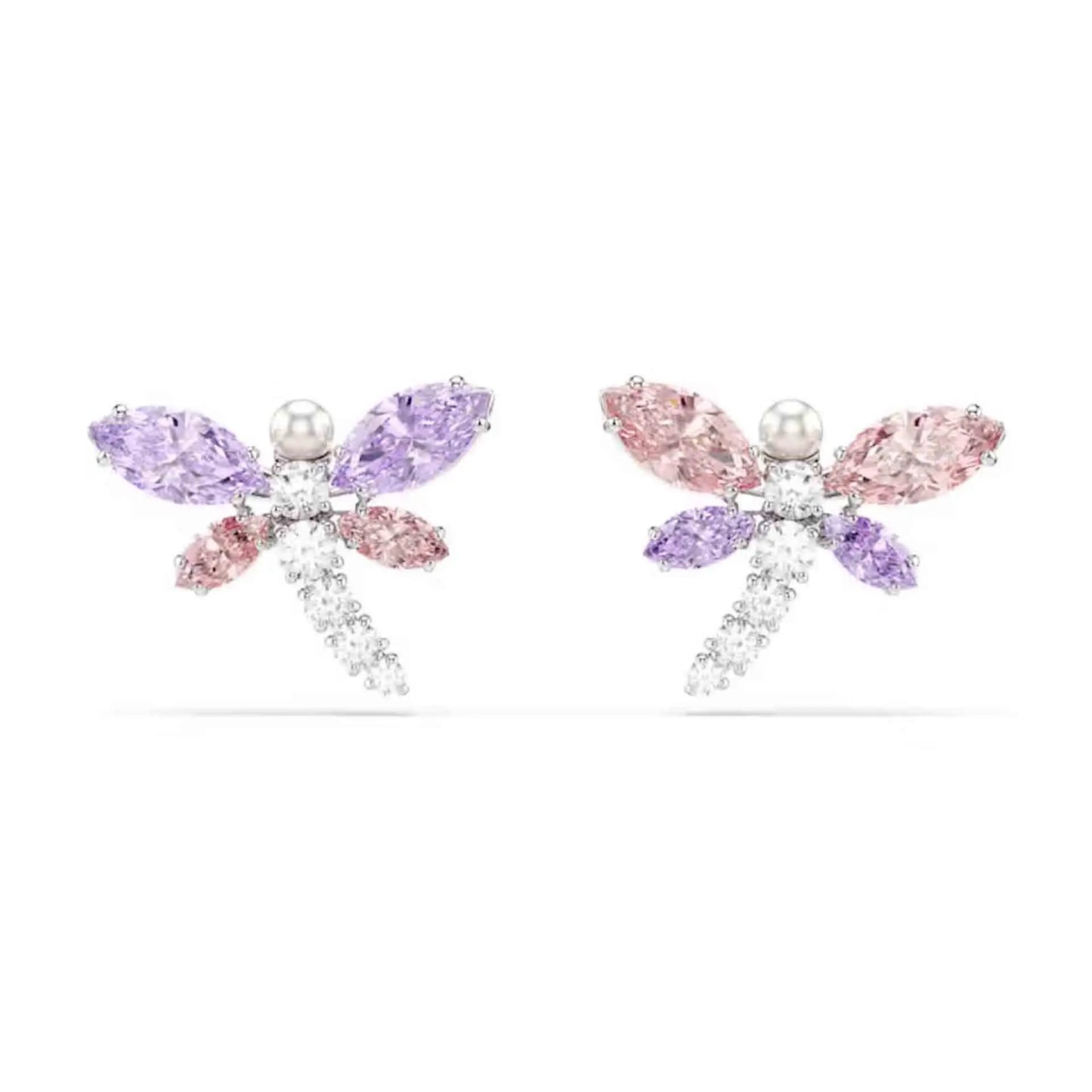 Princess Rainbow Water Drop Crystal Necklace Earrings Ring Bracelet  Charming for Women Fine Jewelry Set Trendy Party Accessorie