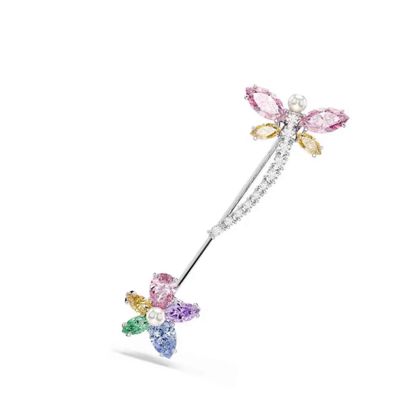 Princess Rainbow Water Drop Crystal Necklace Earrings Ring Bracelet  Charming for Women Fine Jewelry Set Trendy Party Accessorie