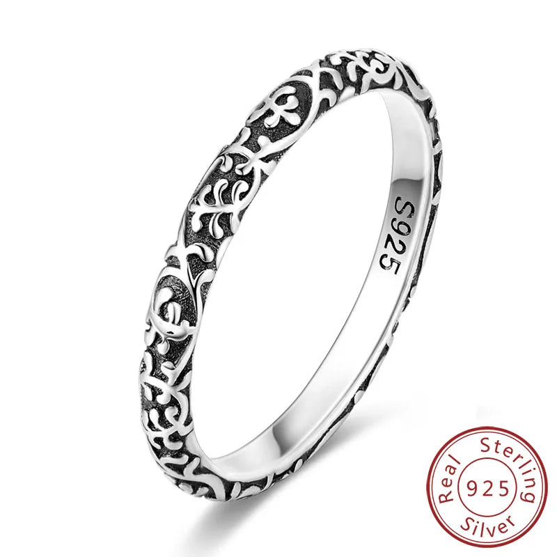 New Original 925 Sterling Silver Rings Stackable Infinite Silver Zircon Ring For Women Wedding Anniversary Birthday Jewelry Gift