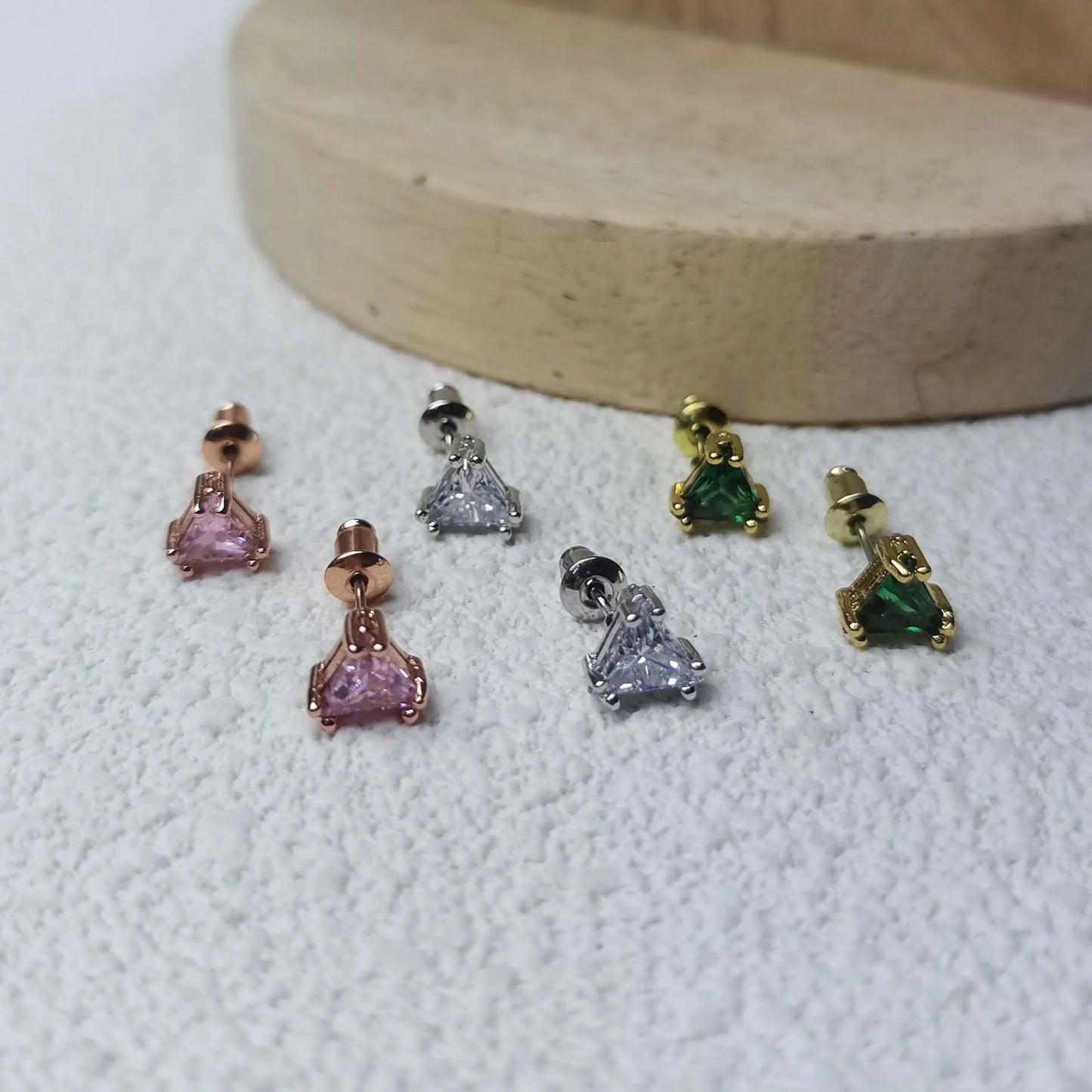 Princess Rainbow Water Drop Crystal Necklace Earrings Ring Bracelet  Charming for Women Fine Jewelry Set Trendy Party Accessorie